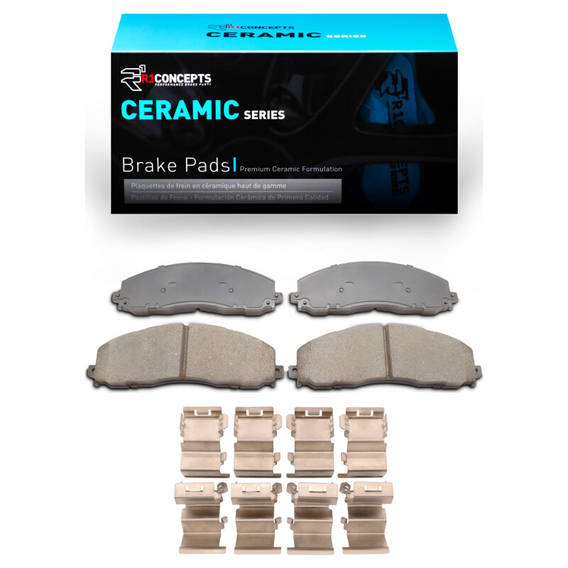 Ford F-250 Super Duty Brake Pads - Front - R1 Concepts - Ceramic - `11-`22 Ford F-250 Super Duty Brake Pads - Front - R1 Concepts - Ceramic - `11-`22